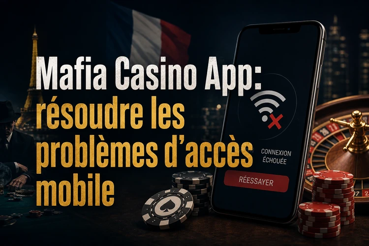 app Mafia Casino: résoudre les problèmes d'accès mobile