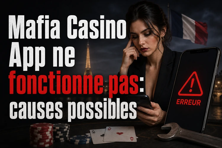 Mafia Casino App ne fonctionne pas: causes possibles
