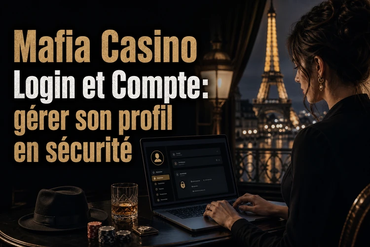 Mafia Casino Login et Compte: gérer son profil en sécurité