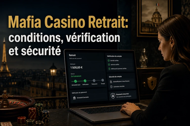 Mafia Casino Retrait: conditions, vérification et sécurité