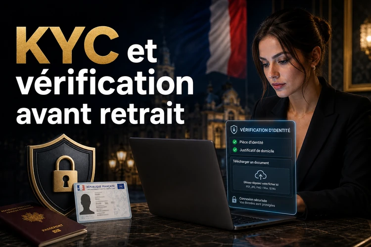 KYC et vérification avant retrait