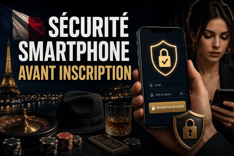 Sécurité smartphone avant inscription